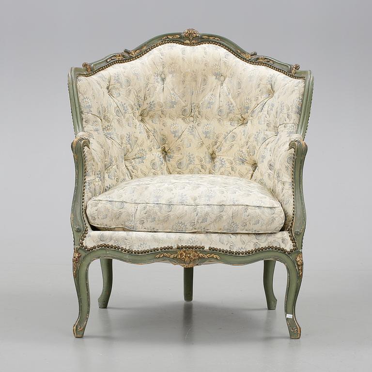 BERGERE, Louis XV-stil, omkring 1900.