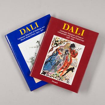 BÖCKER, 2 st, Salvador Dali, Catalogue Raisonne of Etchings and Mixed-Media prints och Catalogue Raisonne of Prints II.
