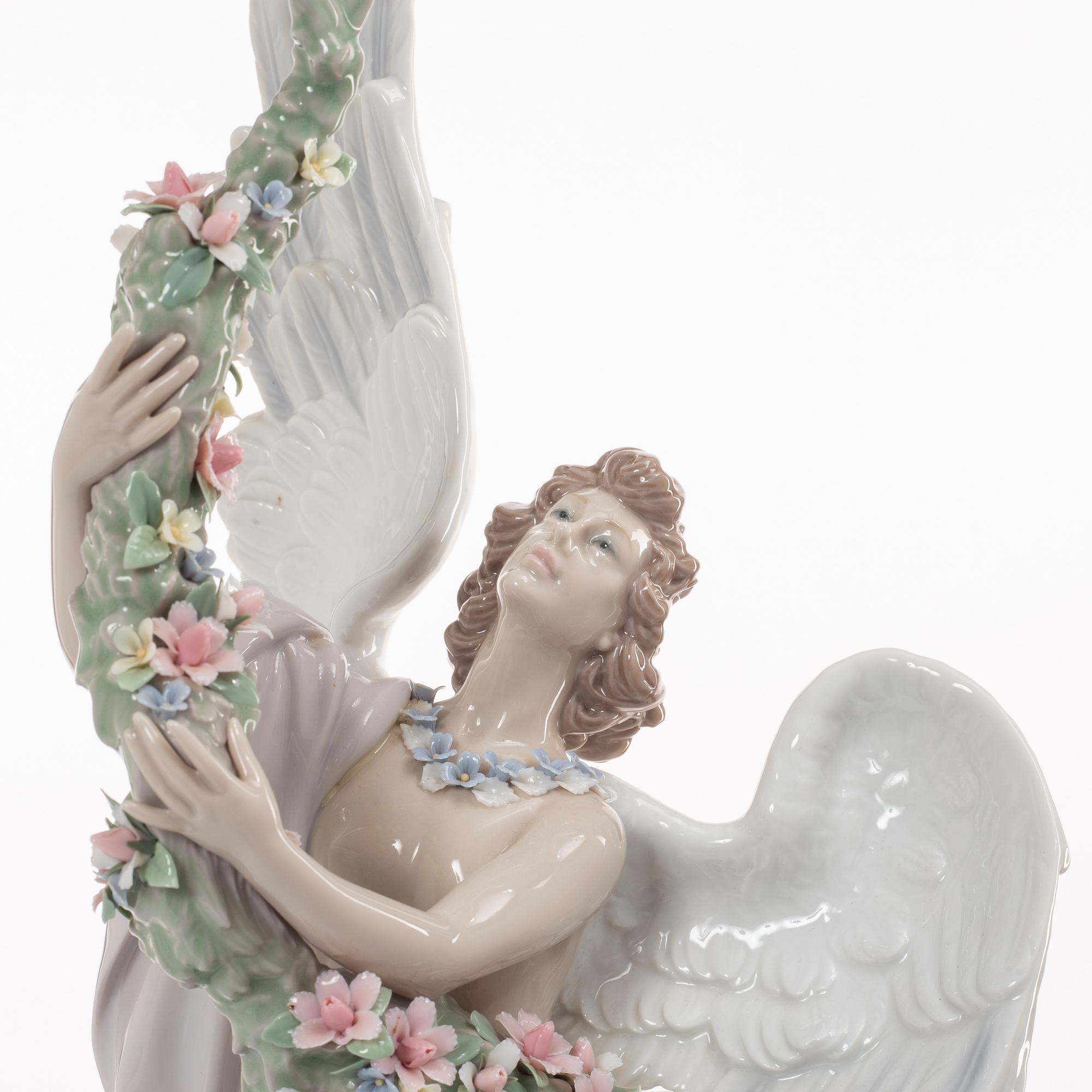 Salvador Furió, figurine, "Celestial Ascent", Lladró, Spain, 2000-2001.