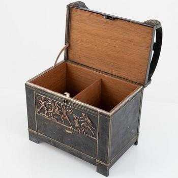 Jewellery box, WMF (Württembergische Metallwarenfabrik), circa 1910.