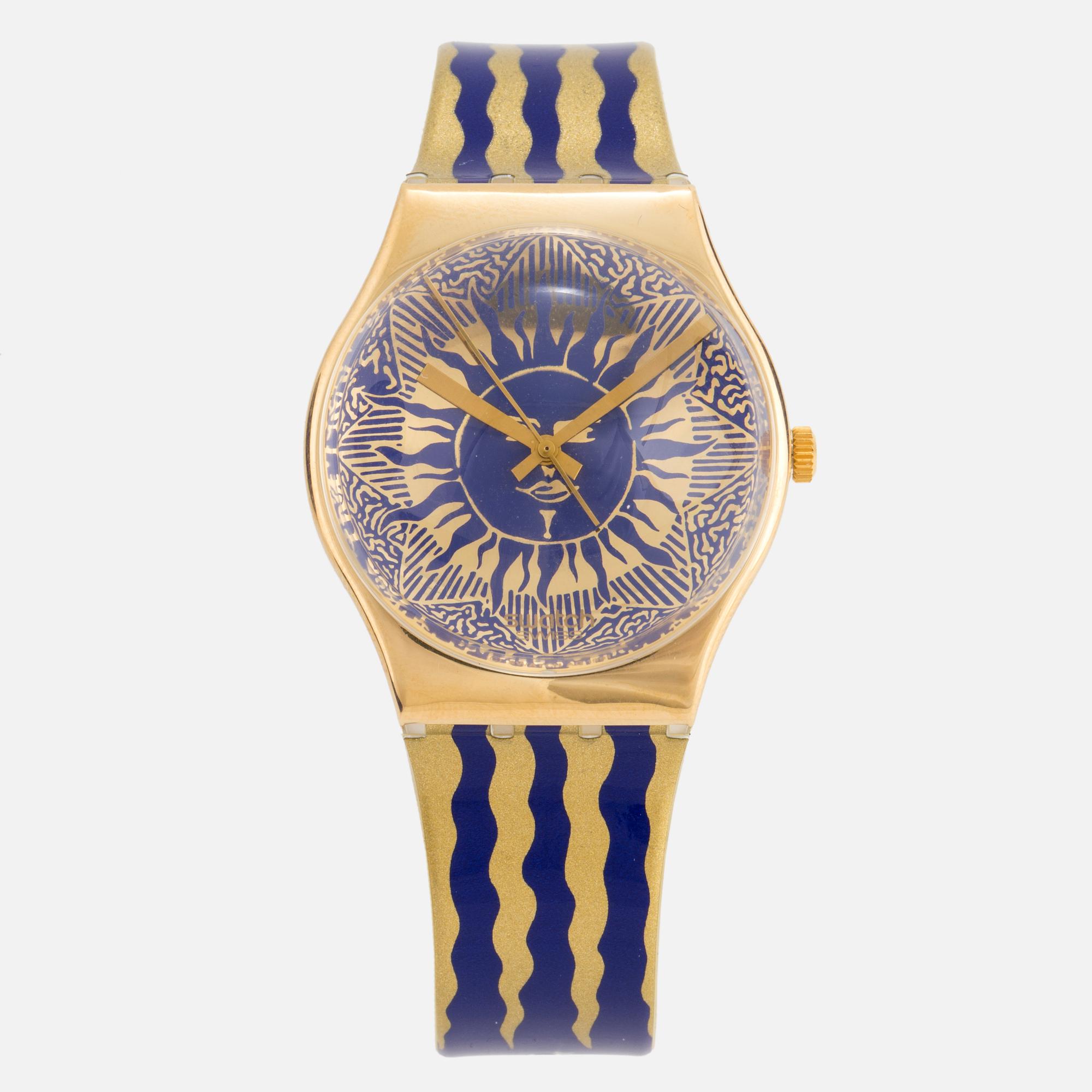 SWATCH, Christmas Special 1991, Hocus Pocus, wristwatch, 34 mm,