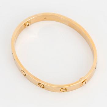 A Cartier 'LOVE' bracelet in 18K gold.