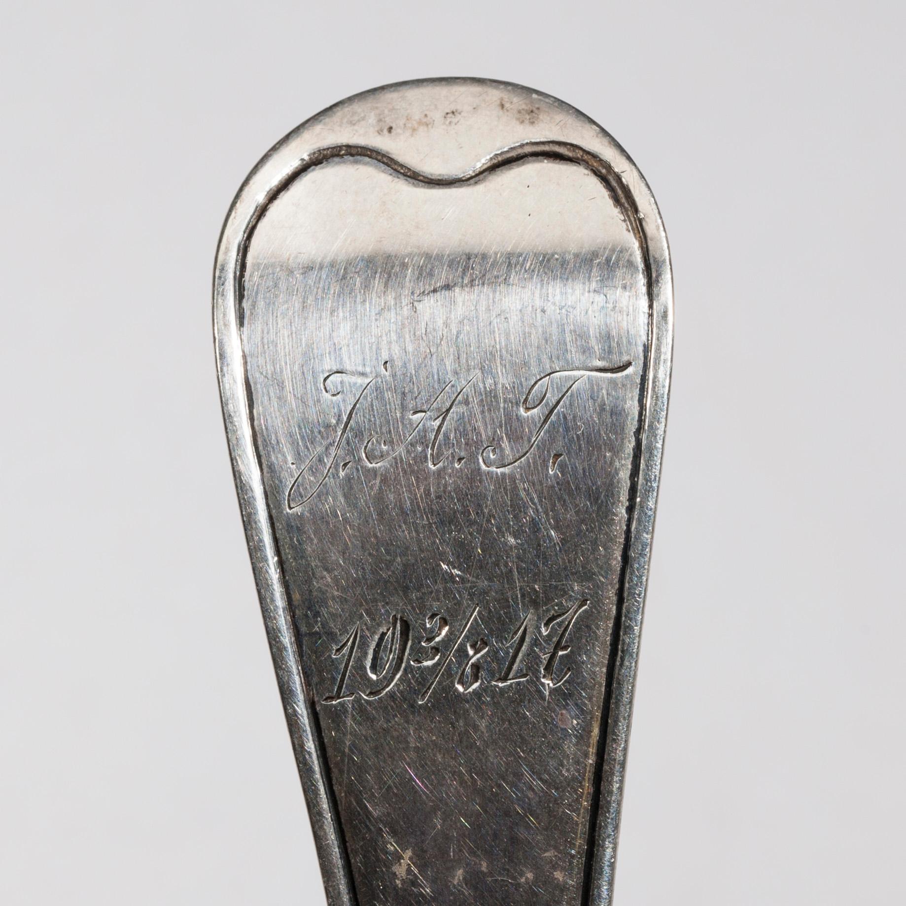 SOCKERSTRÖARE, silver, Åbo 1790, Olof Lundgren, vikt 52 g.