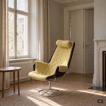 Bruno Mathsson, an armchair, 'Jetson', Dux.