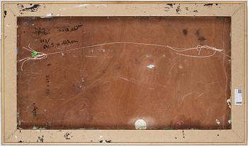 Bengt Lindström, oil on panel, 1960s, estate stamp verso.