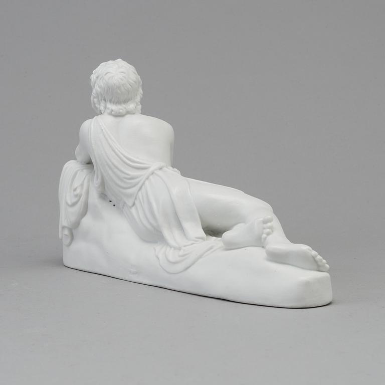 A bisquit scultpure of from John the Baptist sermon, after Bertel Thorvaldsen, Bing & Gröndahl, Denmark, 1870s.