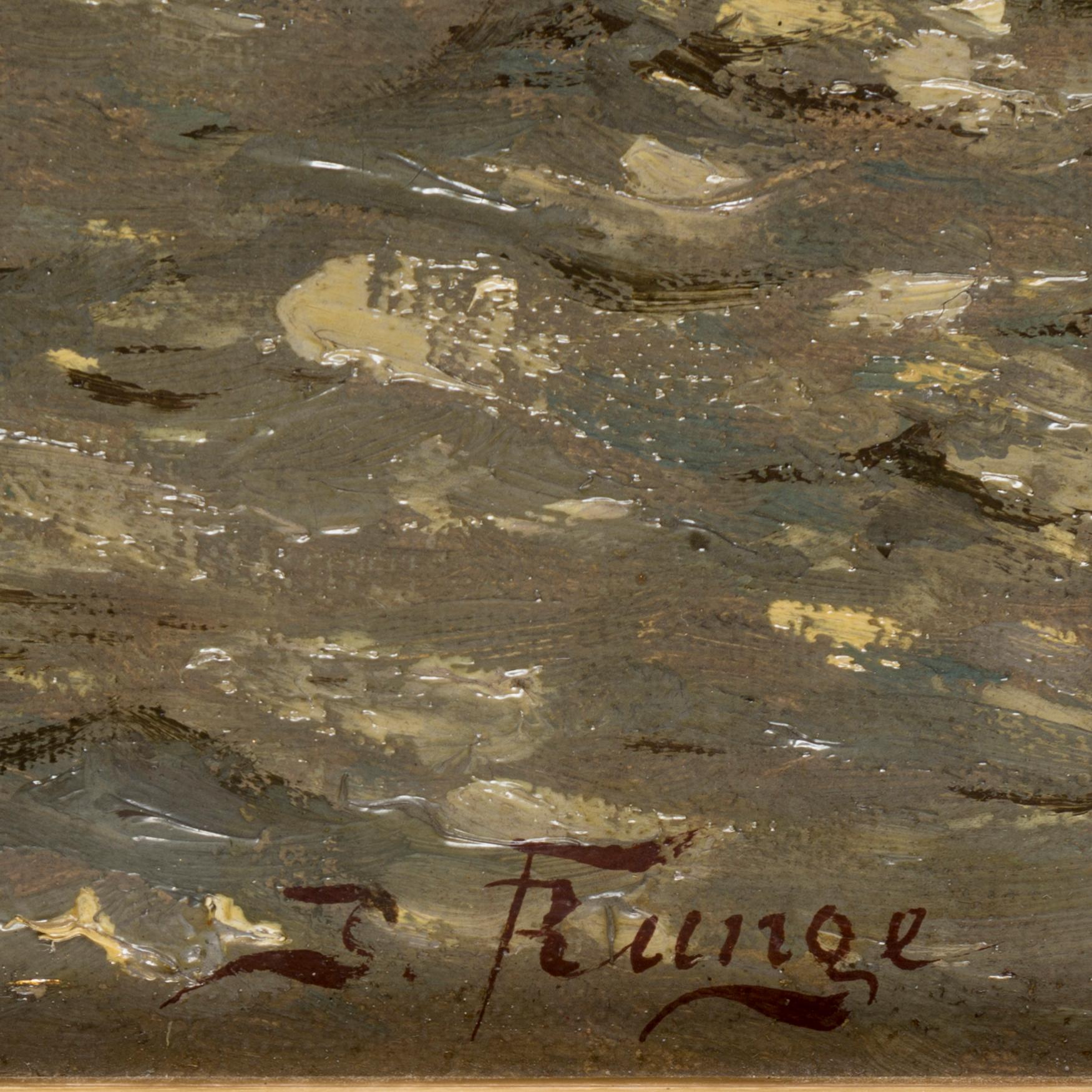 JULIUS FREIDRICH LUDWIG RUNGE, Oil on canvas, signed.