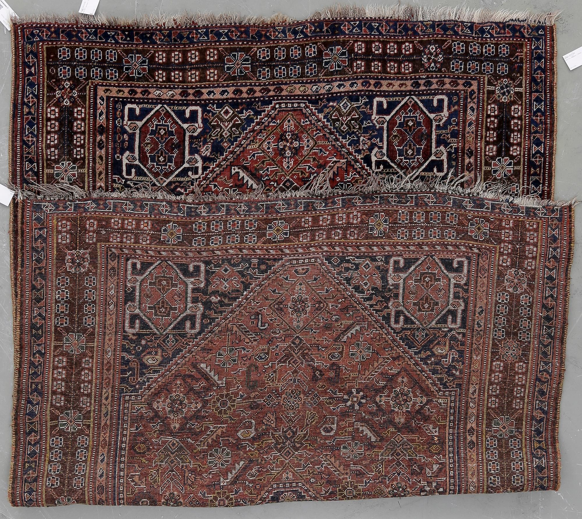 MATTA, semiantik, Kashgai/Shiraz, ca 215x150 cm.