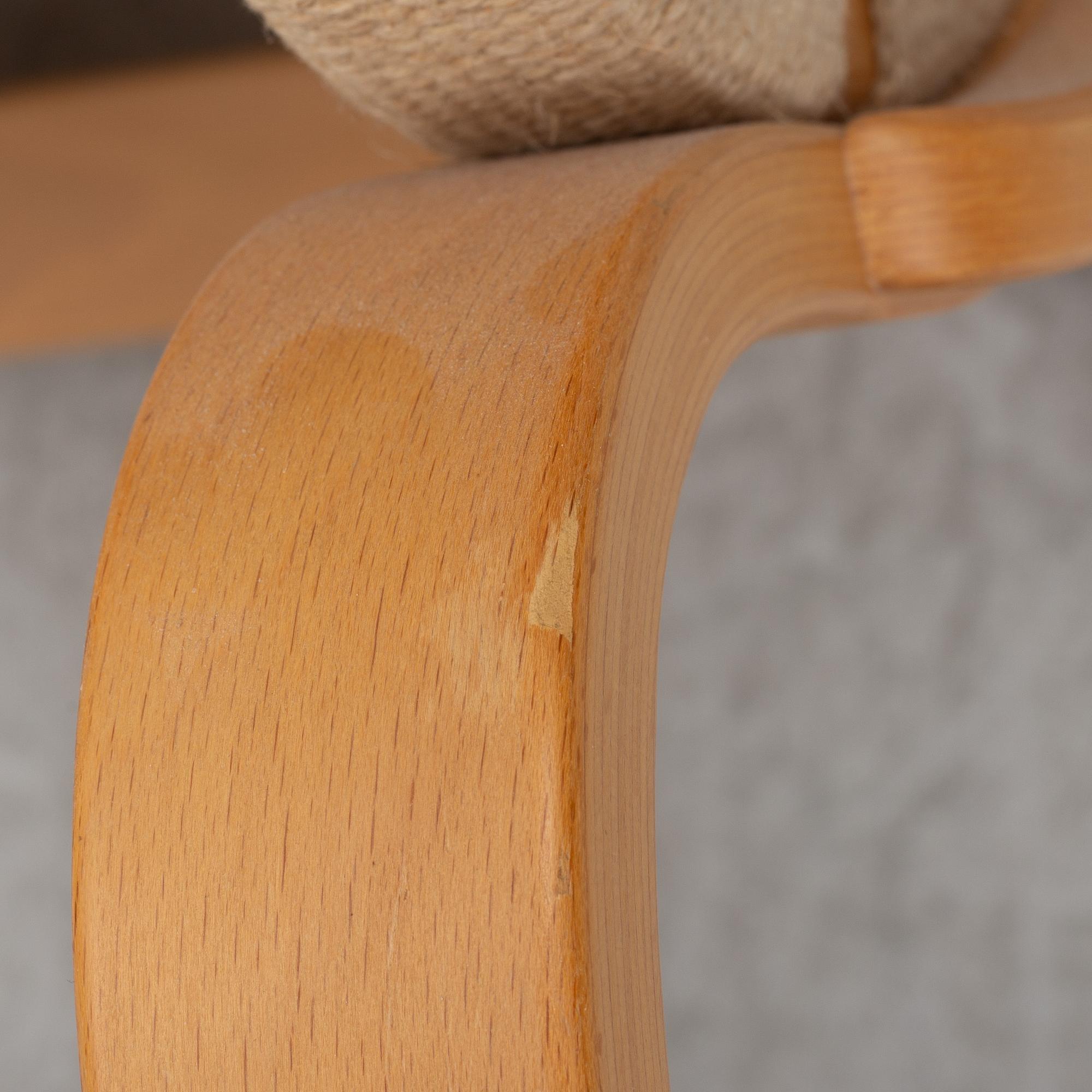 Bruno Mathsson, an armchair, "Eva", Dux, second half of the 20th century.