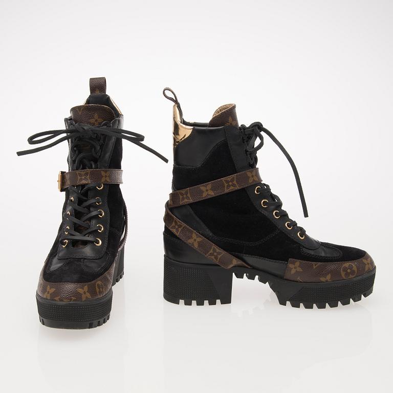 LOUIS VUITTON, Desert Boots / kängor, storlek 37½.