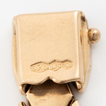 Armlänk, 18K guld, Italien.