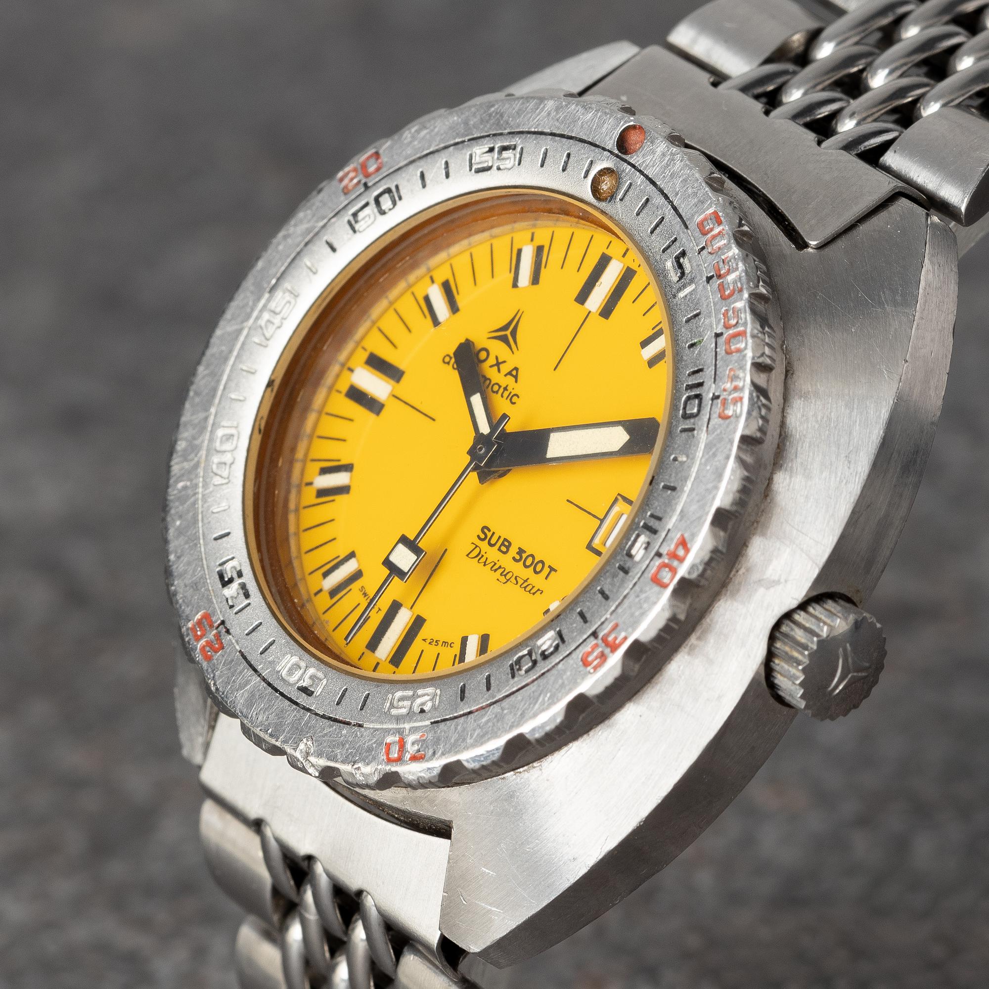 Doxa, by Synchron, SUB 300T, Divingstar, ca 1970.