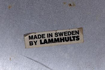 FÅTÖLJER, ett par. S-modellen, design Lindau-Lindekrantz för Lammhults, 1967-68.