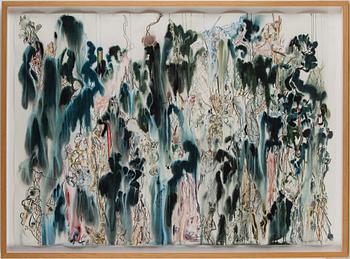 Erik Jeor, watercolour, signed and dated 2007 verso.