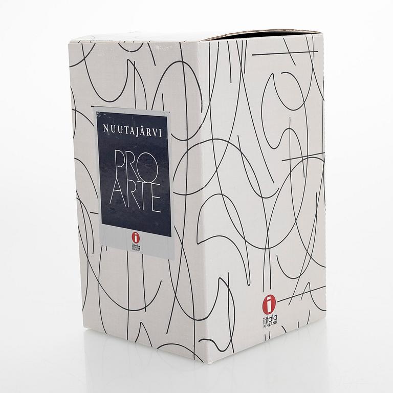 Oiva Toikka, glasfågel, signerad Oiva Toikka Nuutajärvi Notsjö Turun Sanomat.