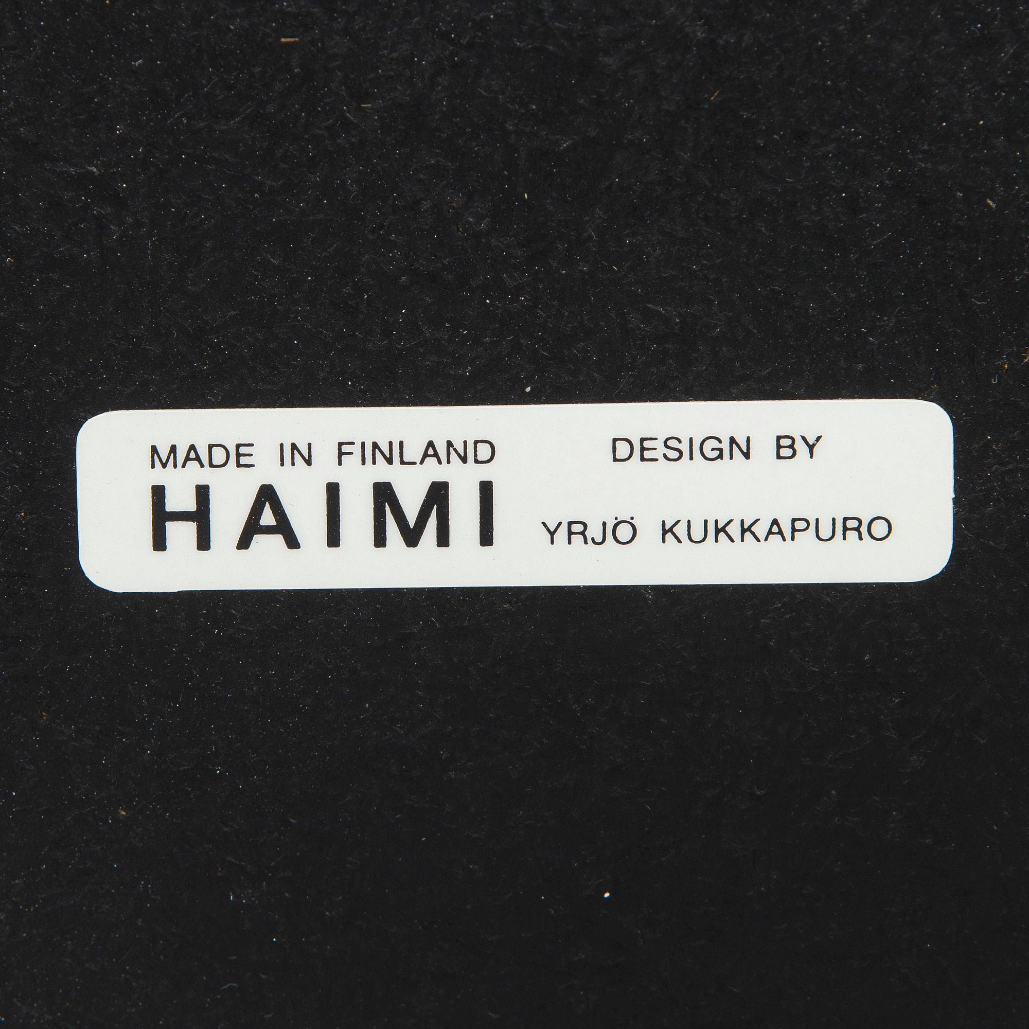 Yrjö Kukkapuro, A 1960s/1970s coffee table for Haimi Oy, Finland.