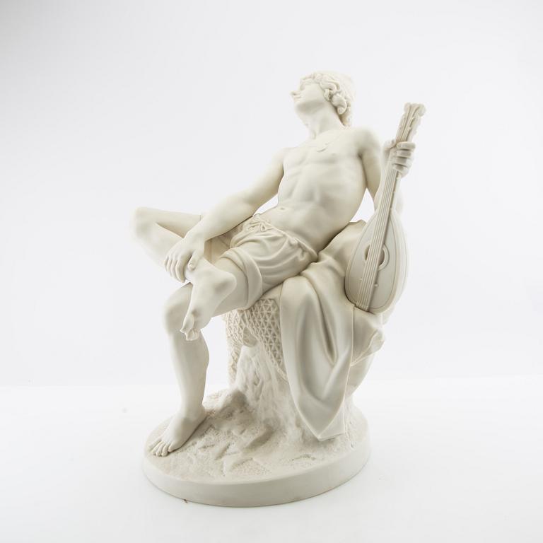 CG Qvarnström skulptur "Neapolitansk fiskargosse".