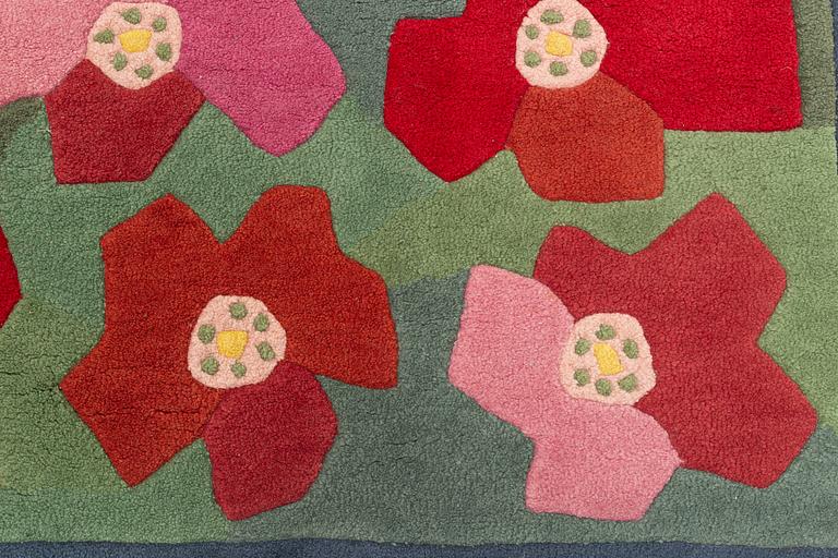 Gunilla Lagerhem Ullberg, carpet, "Red Roses", Kasthall Design, 240 x 170 cm.