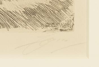 Anders Zorn, "Vått".