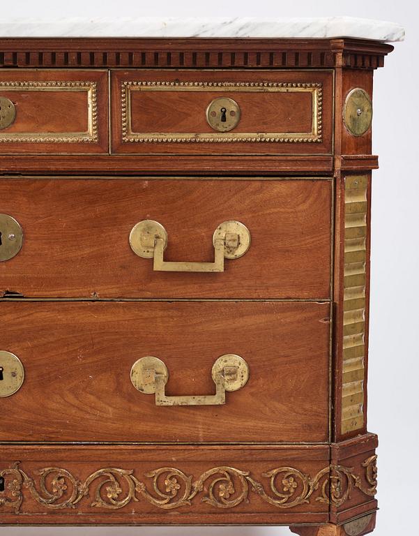 Byrå, tillskriven Fredrik August Eckstein (mästare i Stockholm 1794-1814), Sengustaviansk.