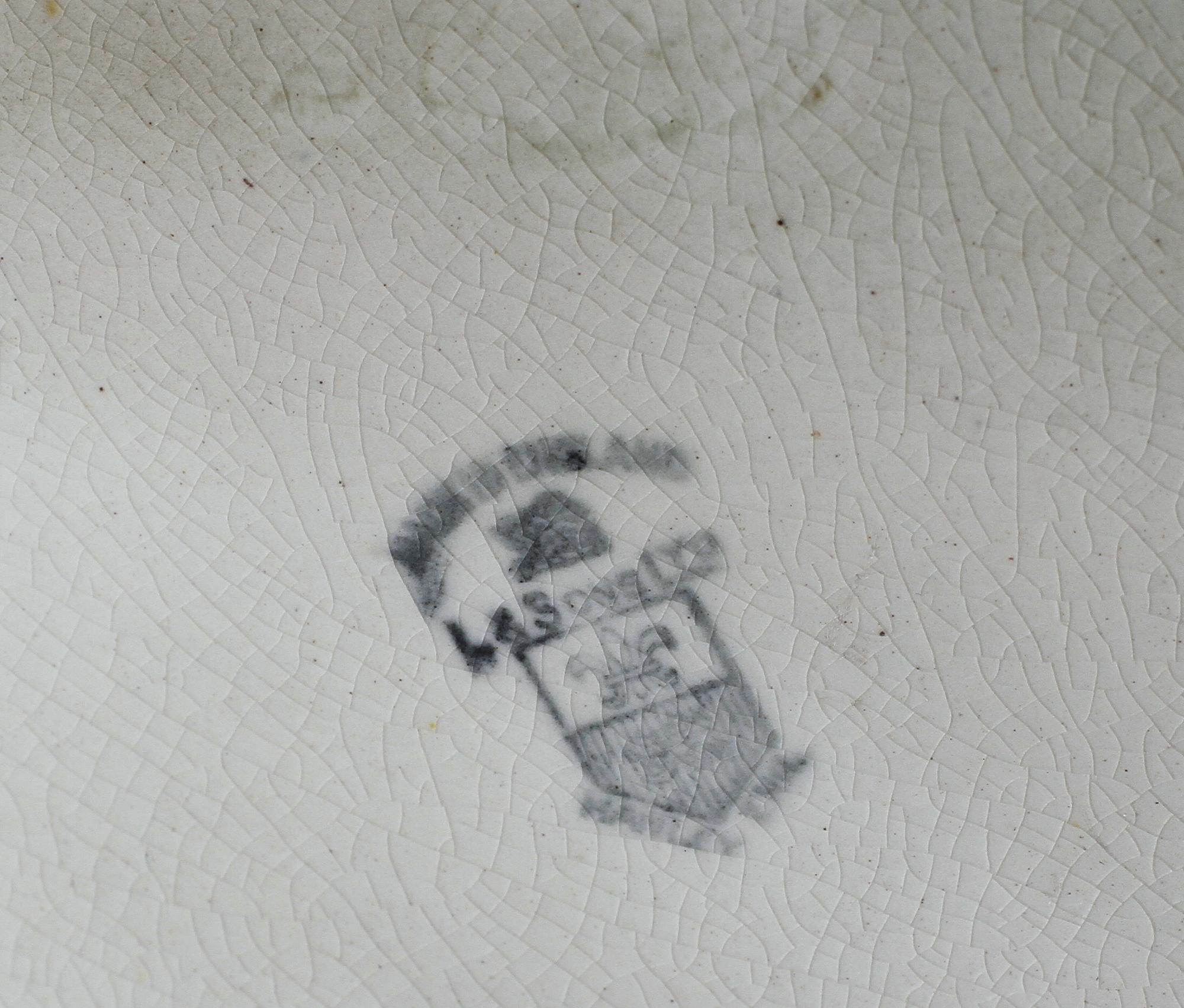 FIGURINER ett par, flintgods, 1900-talets början.