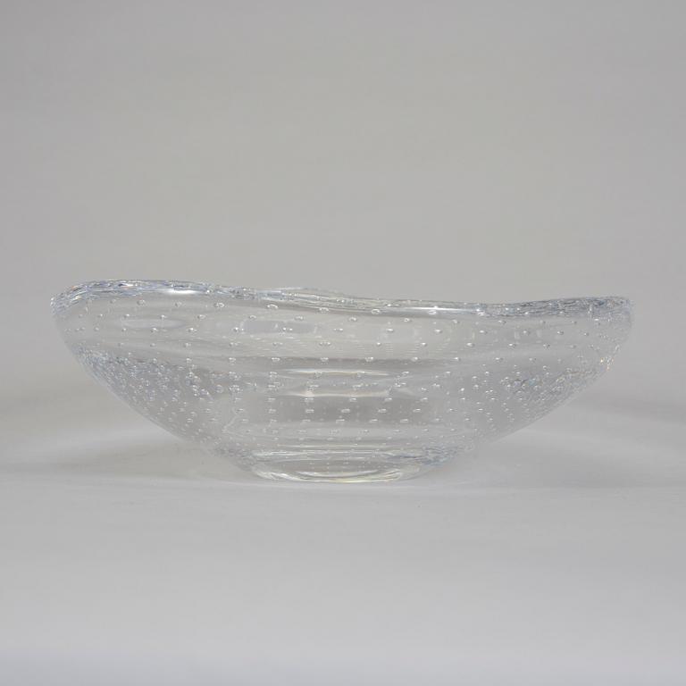 SKÅLFAT, glas, Vicke Lindstrand, Kosta.