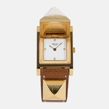 HERMÈS, "Medor", wristwatch, 23 x 32 mm.