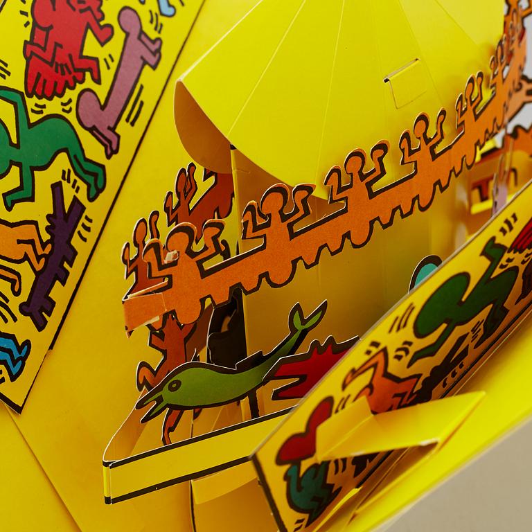 KEITH HARING, multipel, signerad i trycket, numrerad 1363/2000.