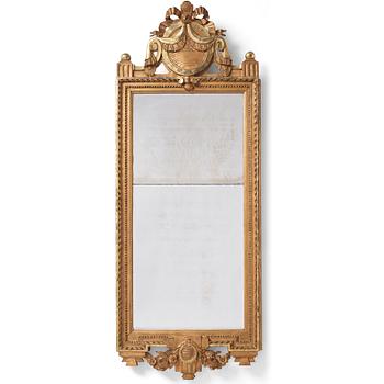 83. A Gustavian mirror by J Åkerblad and A Öberg.