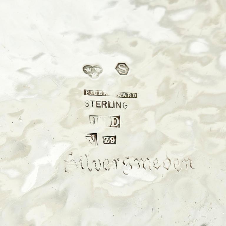 Jörgen Fruergaard, a sterling silver jardiniere/bowl, Norrköping, Sweden 1974.