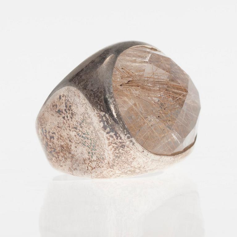 SORMUS, hopeaa, rutiilikvartsi, tunnistamattomat leimat, 1960/70-luku.