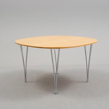 PIET HEIN & BRUNO MATHSSON, soffbord, "Supercirkel", Mathsson International.