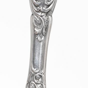 Twelve French silver knives, Hènin & Cie, Paris, circa 1900.