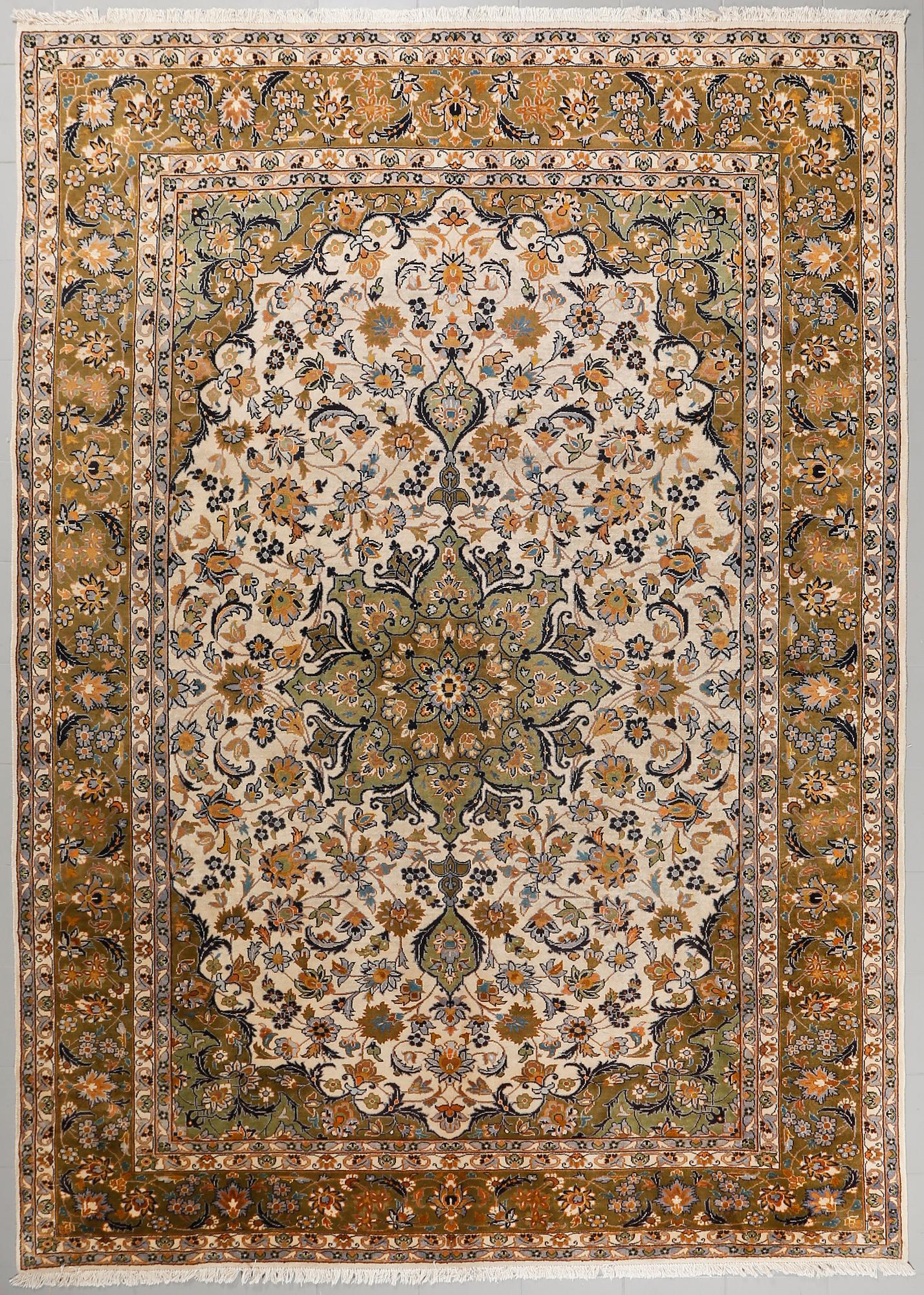 A rug, probably Najafabad, old, ca 370 x 263 cm.