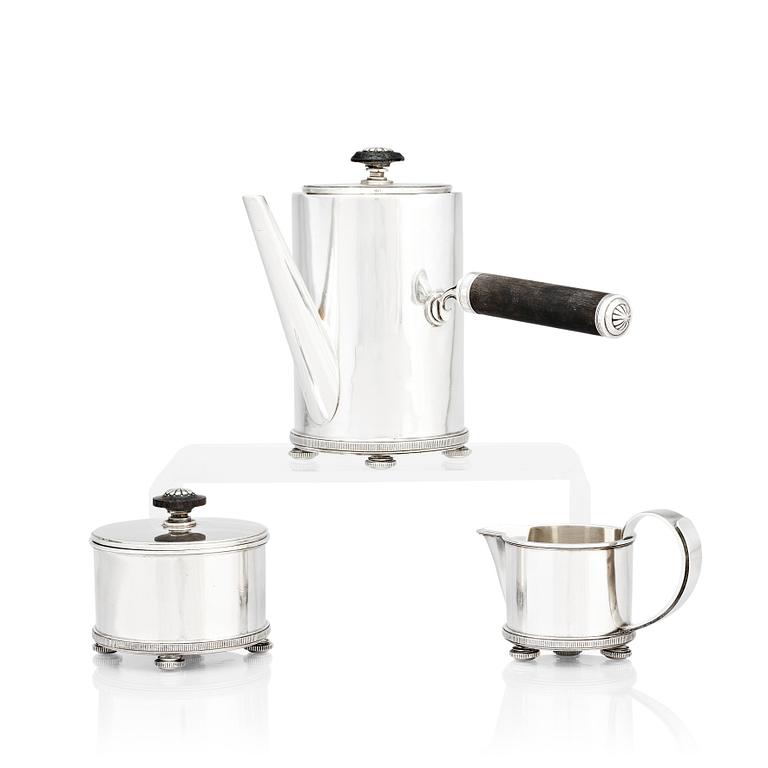 Atelier Borgila, a sterling mocca service, Stockholm 1934.