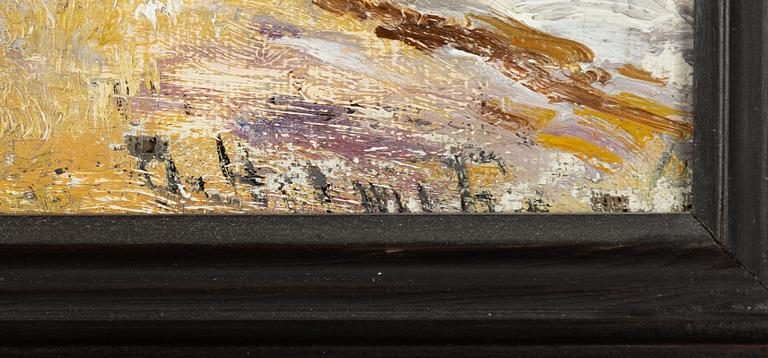 Olof Hermelin, Inland Landscape with Sailing Boat and Rowboat.