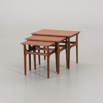 SATSBORD, 3 delar teak. Danmark,