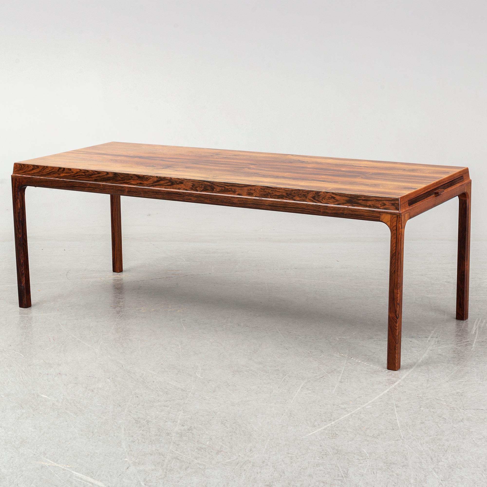 A 1960s coffee table.