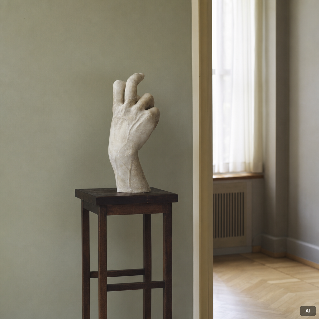Skulptur, hand, 1900-tal.