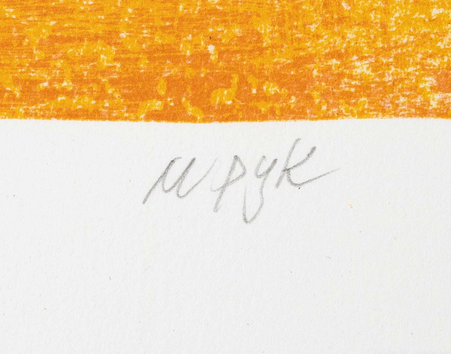 Madeleine Pyk, "Änglabukten", mapp med tre färglitografier.