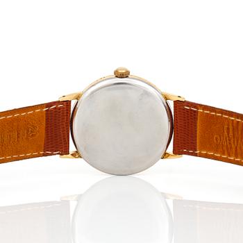 ARMBANDSUR, stål och förgylld metall, Omega, troligen 1940-50-tal.