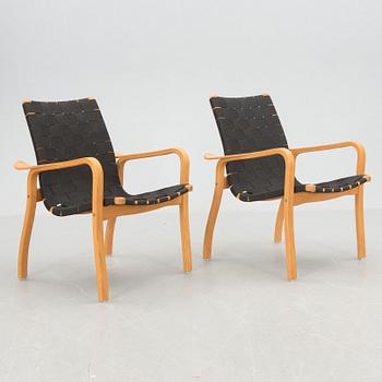FÅTÖLJER, ett par, "Primo", Yngve Ekström, Swedese, 2000-tal.