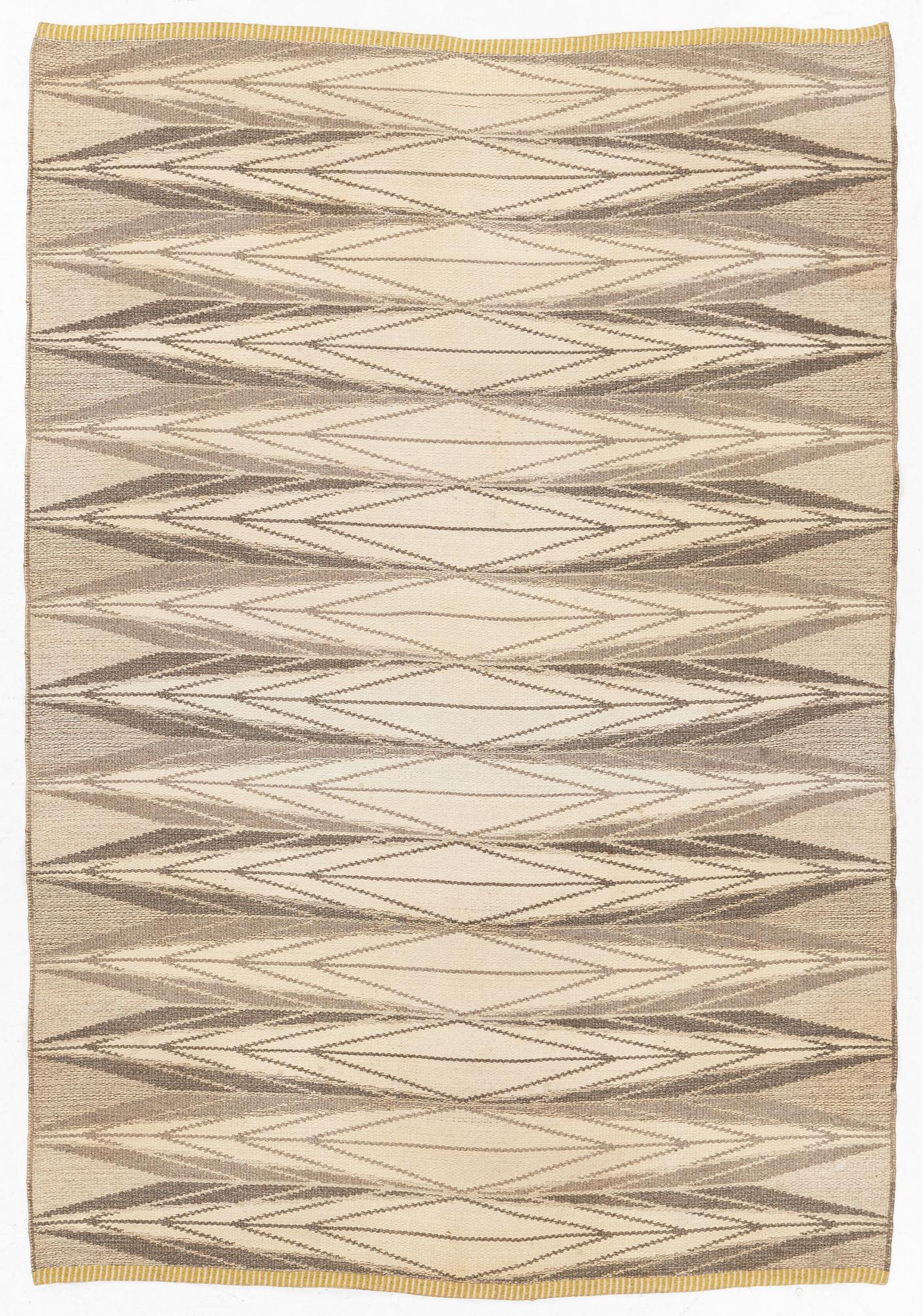 Ingrid Dessau, matta, rölakan, ”Sylarna",  ca 227 x 158 cm.