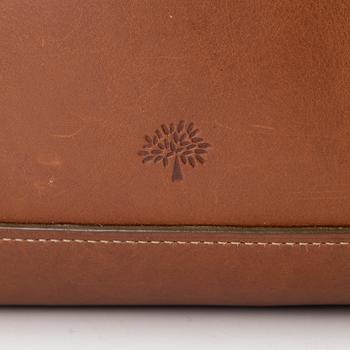 Mulberry, a brown leather 'Calder Tote' weekend bag.