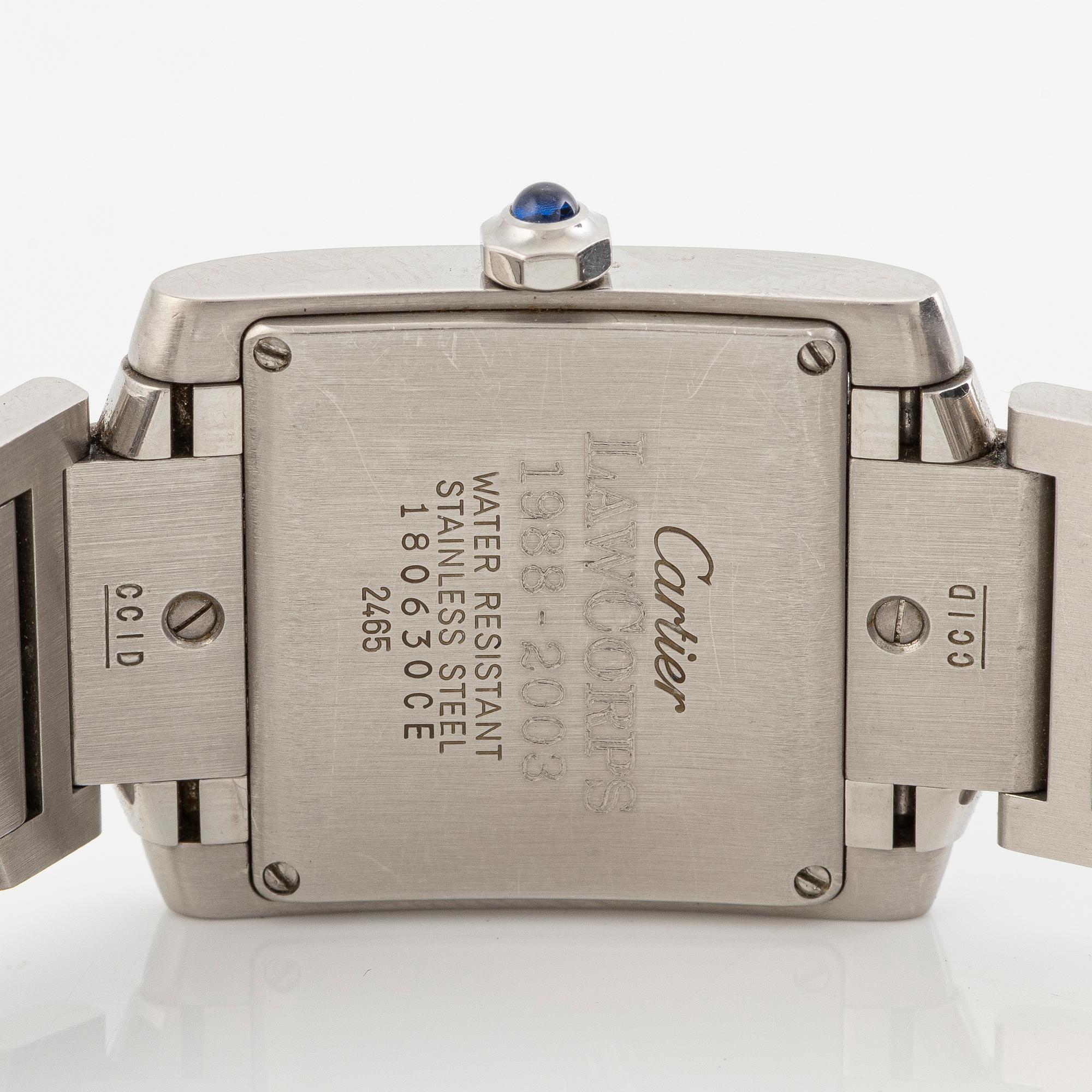 Cartier, Tank, Francaise, armbandsur, 30 x 25 mm.