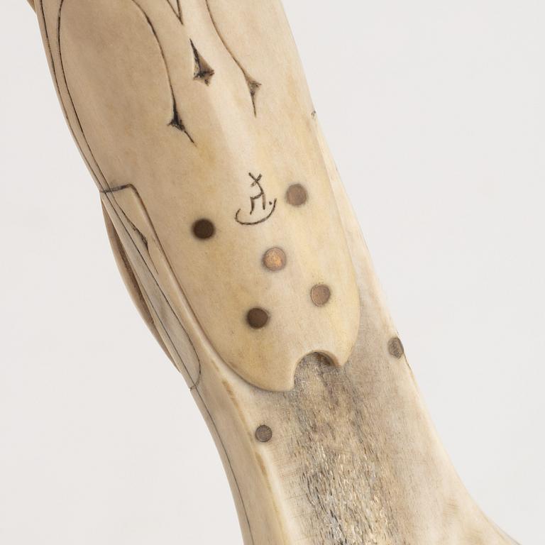 Roland Andersson, a knife, signed, Hedensbyn, Överkalix.