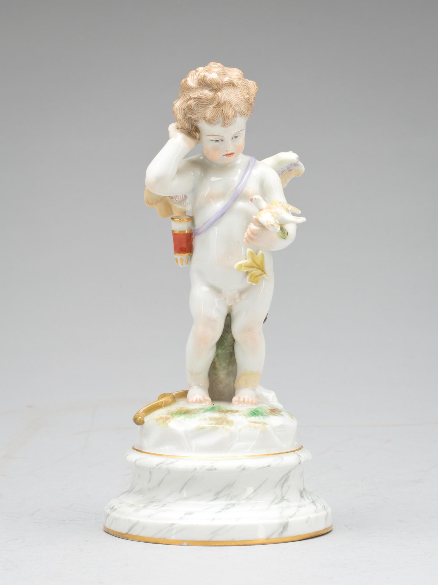 FIGURIN, porslin, Meissen, 1800/1900-tal.