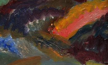 JULES SCHYL, olja på pannå, sign o dat- 49.