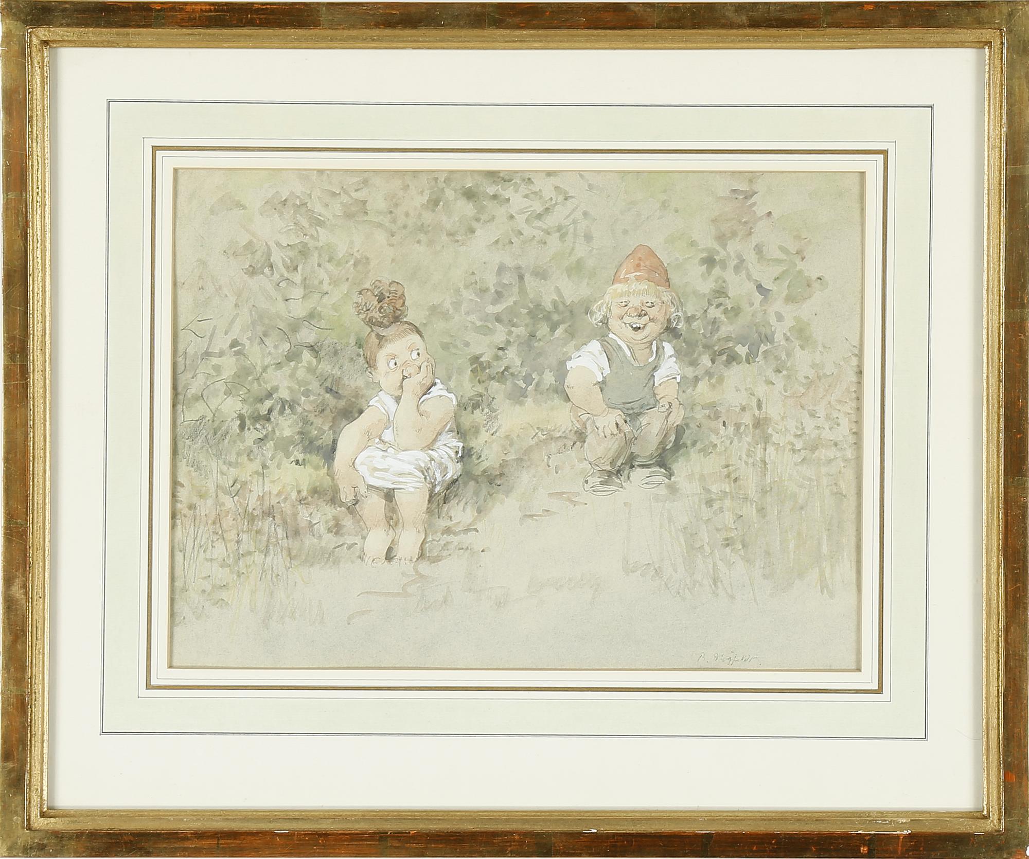 ROBERT HÖGFELDT, blandteknik, sign.