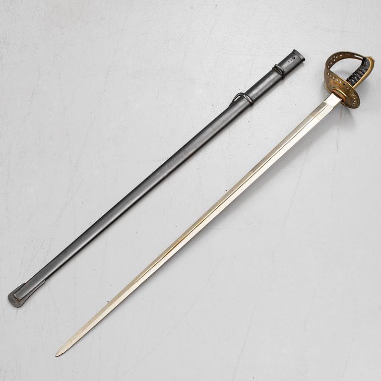 A Swedish cavalry sword, model 1893.